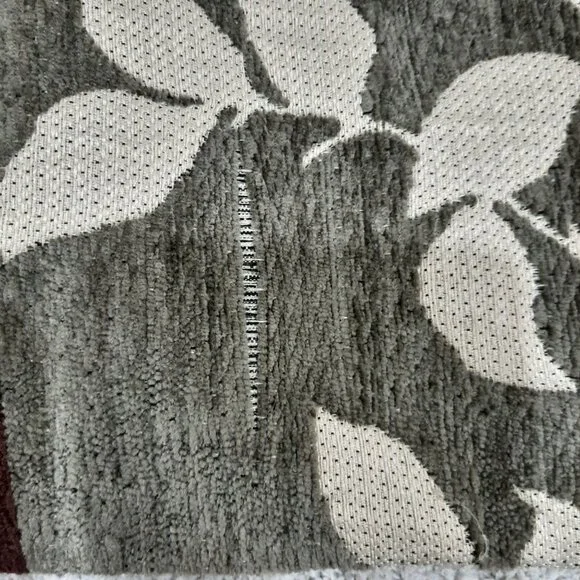 Vintage boho velvet and leather bag with embroidered strap - Picture 6 of 13